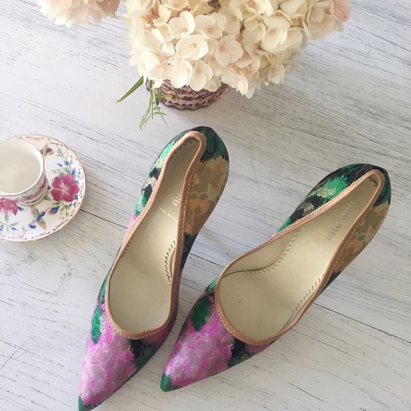 Miu Miu Floral Pumps🐰 - Picture 4 of 7